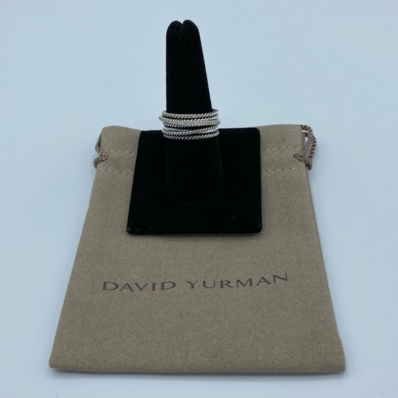 Jewelry - David Yurman Silver Crossover Diamond ring